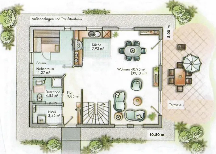 Feriehus Inga Mit E-ladestation Glowe